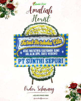 Papan Bunga Duka di Gido
