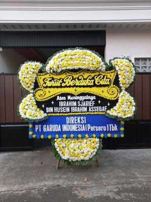Papan Bunga Duka di Gido